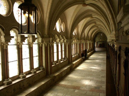 Reading corridor (part of the cloister in Heiligenkreuz)