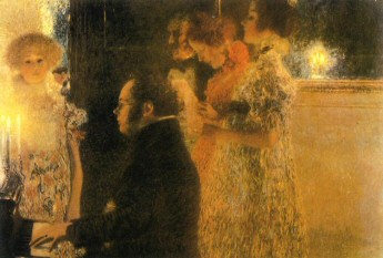 Schubert am Klavier von Gustav Klimt
