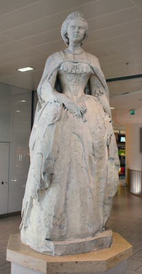 Statue de Sisi à la gare de l'Ouest de Vienne