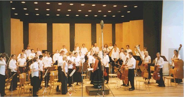 Orchester Crescendo an einem Wettbewerb in Aarau