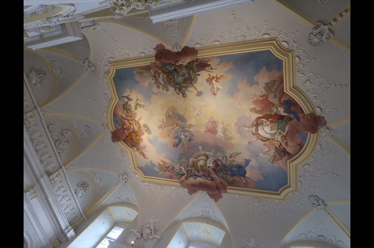 Ceiling fresco by Paul Troger