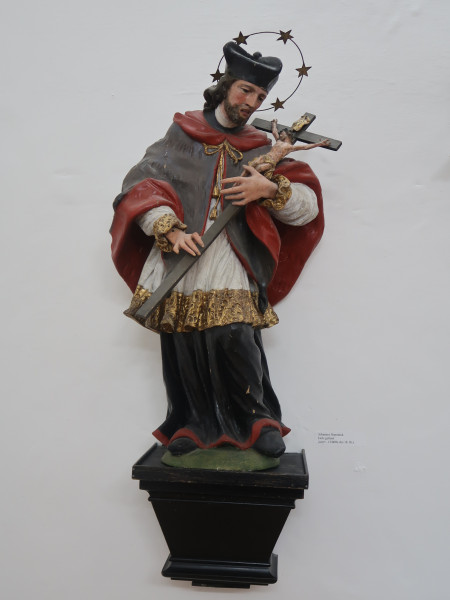 Johannes Nepomuk Statue in der Gem�ldesammlung Seitenstetten