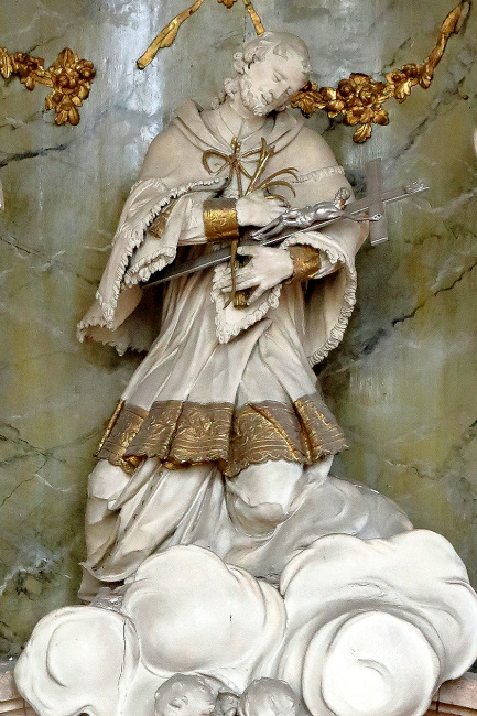 Nepomukstatue Wiener Neustadt Dom