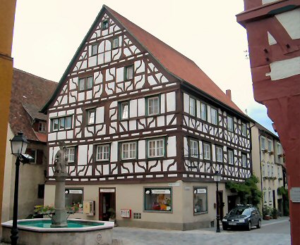 half-timbered house in Mühlheim
