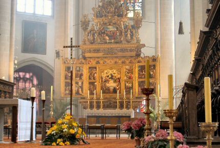 Le maître-autel Liebfrauenmünster Ingolstadt
