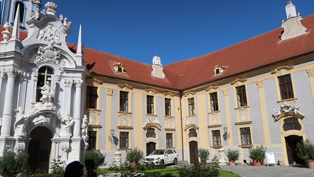 Monastery courtyard