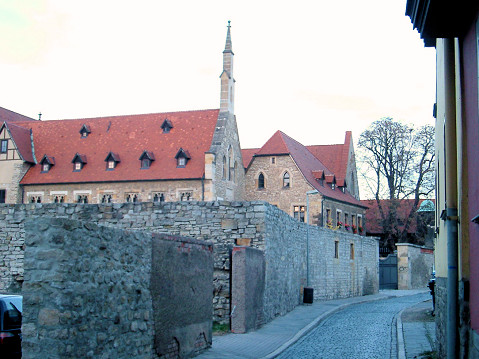 Augustinian monastery with outer wall