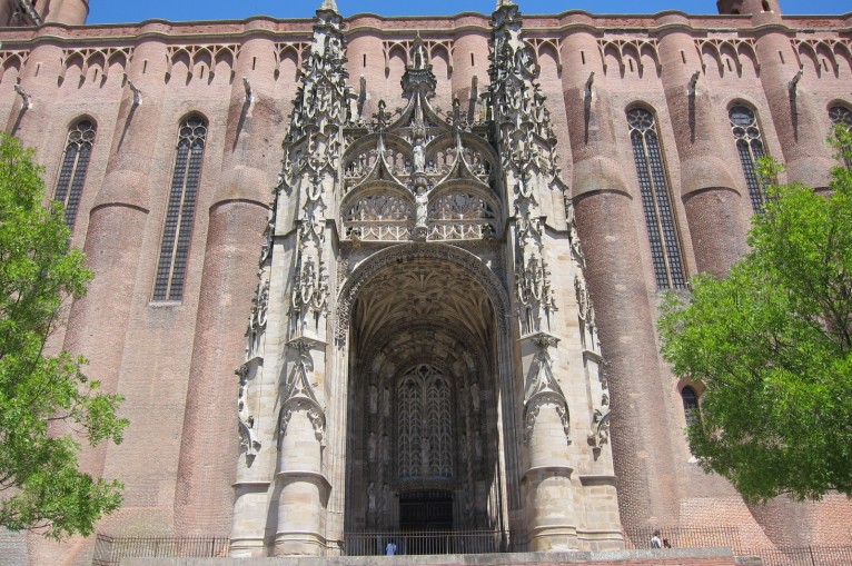 Entrance gate to the Sainte-Cécile Cathedral in Albi