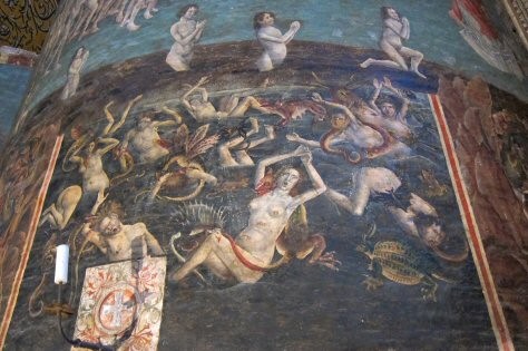 Depiction of the Last Judgement in the Sainte-Cécile Cathedral in Albi