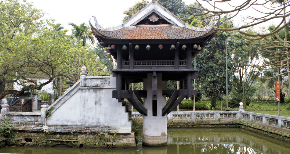 Single-column pagoda