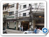 Hanoi, unsere Hotel hinter Leitungen versteckt