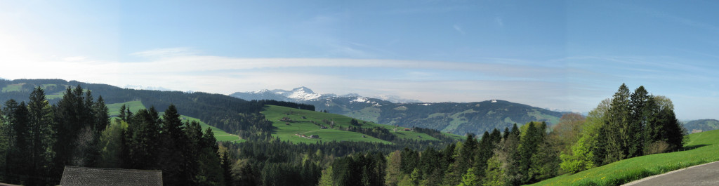 Panoramablick Speer
