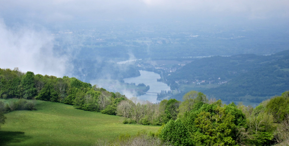 view from Mont Tournier