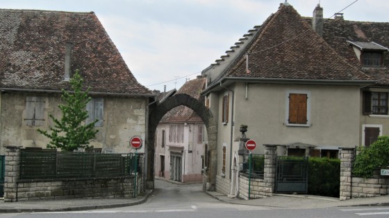 Archway leading into the town