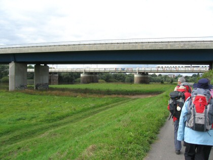 Ponts sur l'Elbe près de Riesa