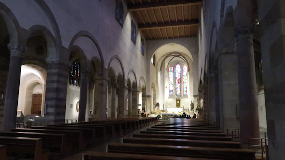 Echternach, intérieur de l'église