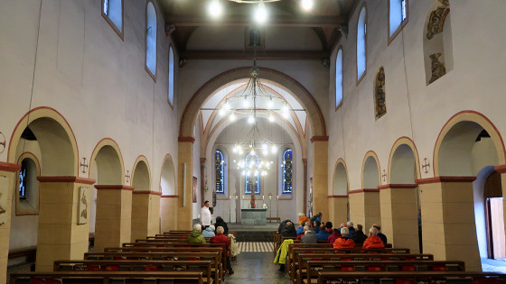 Interior view St. Walburga