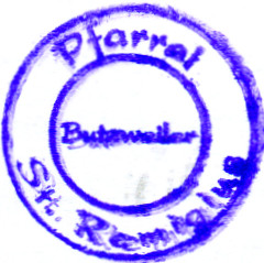 Tampon de pèlerin Butzweiler