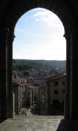 Tor der Kathedrale von Le Puy