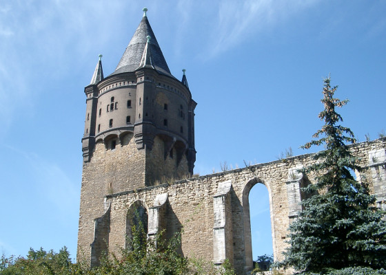Ruinen der Sixti-Kirche in Merseburg