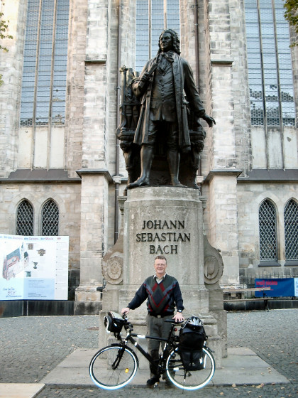 Bach Denkmal bei der Thomaskirche