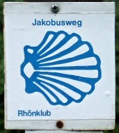 Signe de la coquille Saint-Jacques Rhönklub