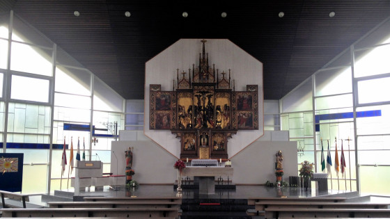autel gothique à Welkers