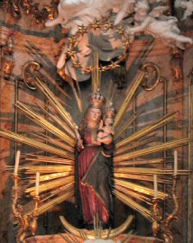 Statue de la Vierge Marie, Maria Brunn