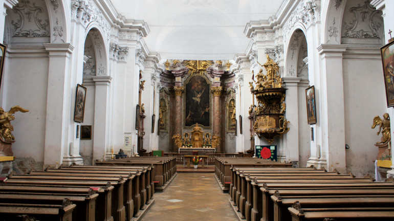 St. André, vue intérieure de l'église