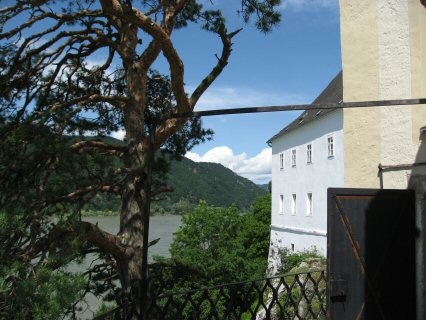 Balkon der Kirche Schönbühel