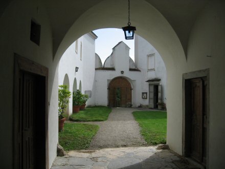 courtyard of the monastery