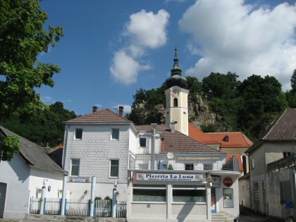 Marbach avec l'église Saint-Martin