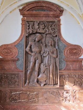 Plaque funéraire des donateurs du monastère d'Oberthalheim