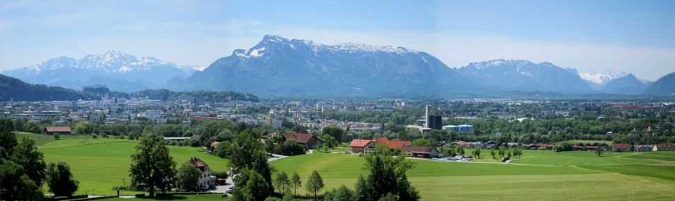 Aussicht vom Plainberg auf Salzburg