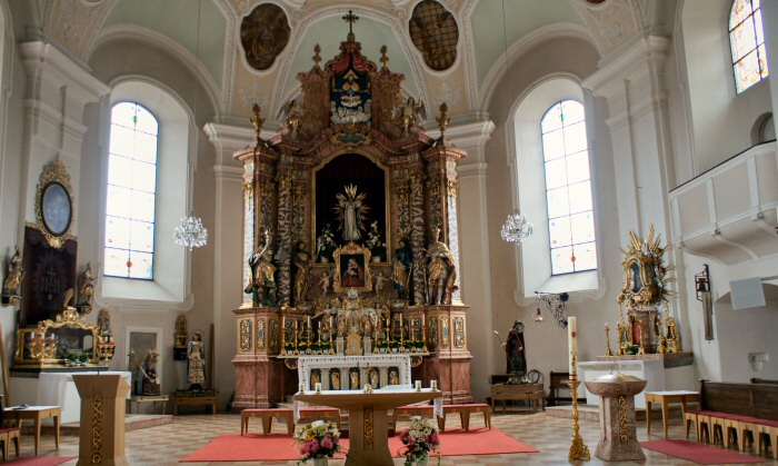 Kirche Breitenbach, interior view