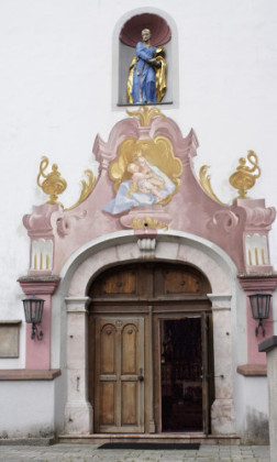 Entrée de l'église de Breitenbach