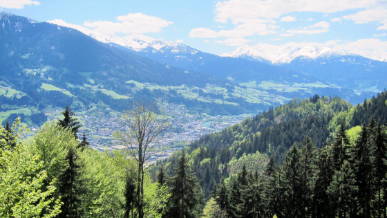 view into Inntal from Georgenberg