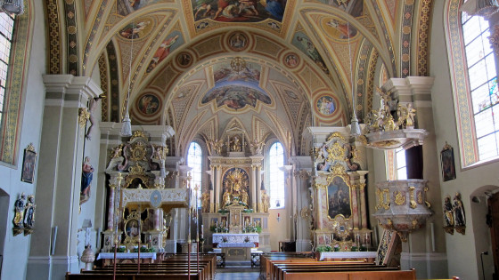 church Thaur, Interior view