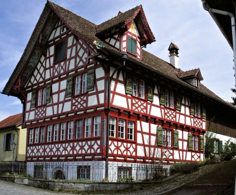 Maison à colombages dans le district de Wald près de Märstetten