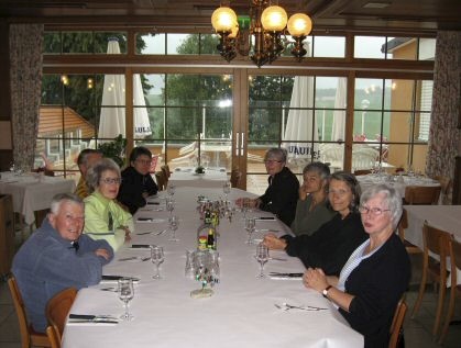 Abendessen im Hotel "Le Lion d'Or" in Romont