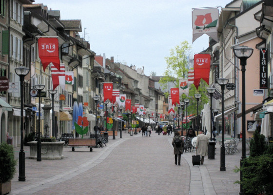 Rue principale de Morges
