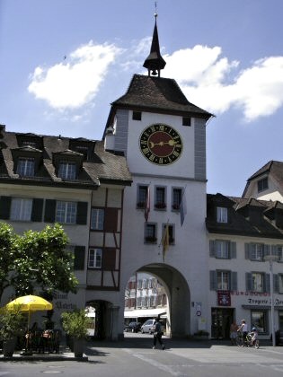 Town gate in Willisau, "lower gate"