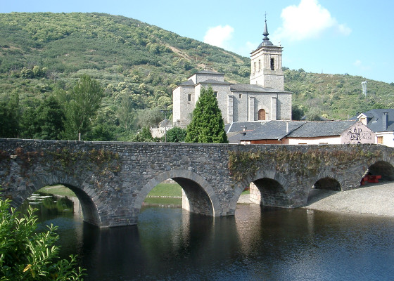 Brücke bei Molinaseca