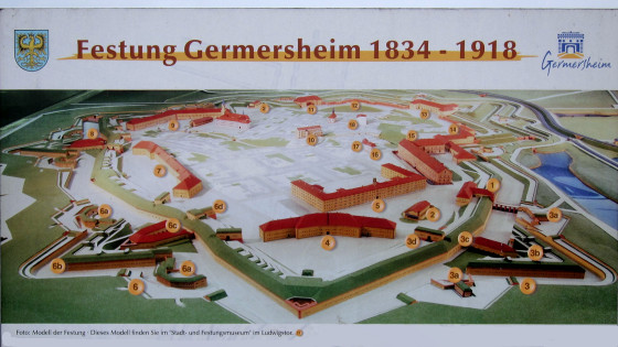 Festung Germersheim, Tafel