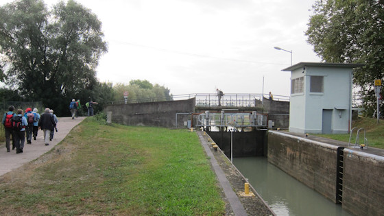 lock in Rhin-Marne-Canal