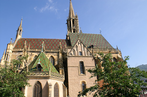 Das Münster in Thann, Seitenansicht
