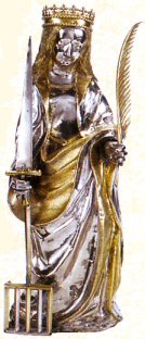 Statue der Heiligen Fides