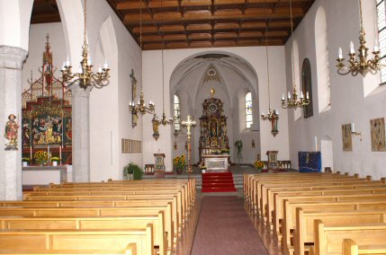 Photographie intérieure de St. Fides à Grafenhausen