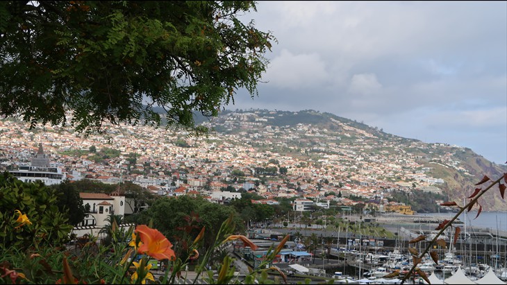Funchal vue depuis le Parque de Santa Catarina