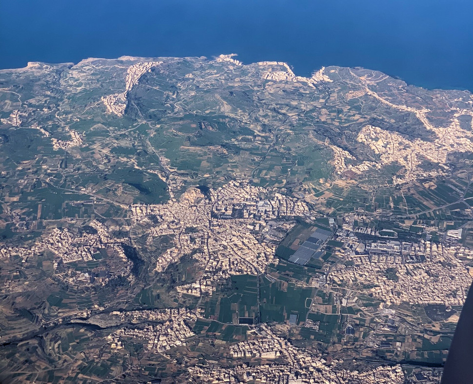 Gozo aerial view